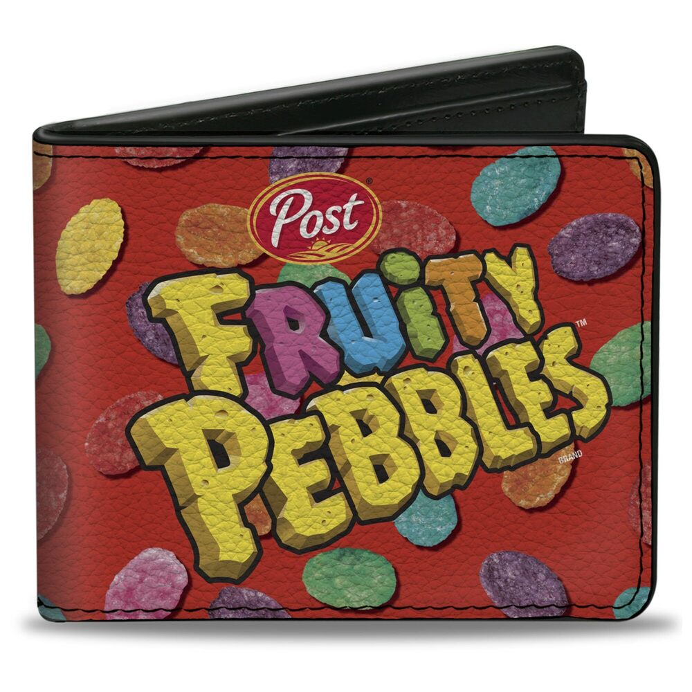 5921 The Flintstones Wallet, Bifold, Post Fruity Pebbles Logo and Cereal